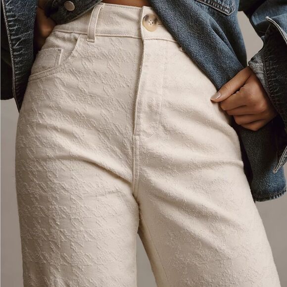 THE SKIPPER- HIGH RISE CROPPED WIDE LEG - Picture 3 of 7